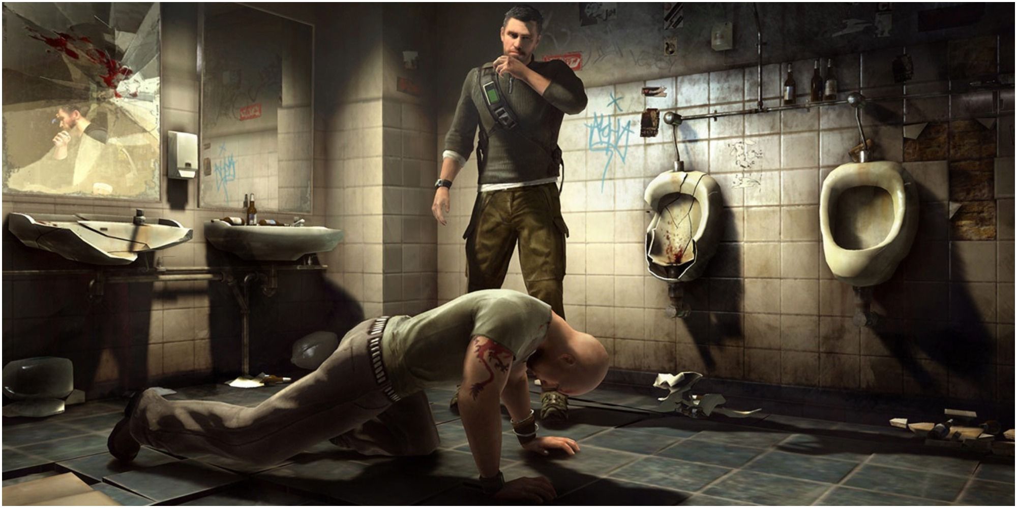 Splinter Cell Conviction Fisher Interrogating A Henchman