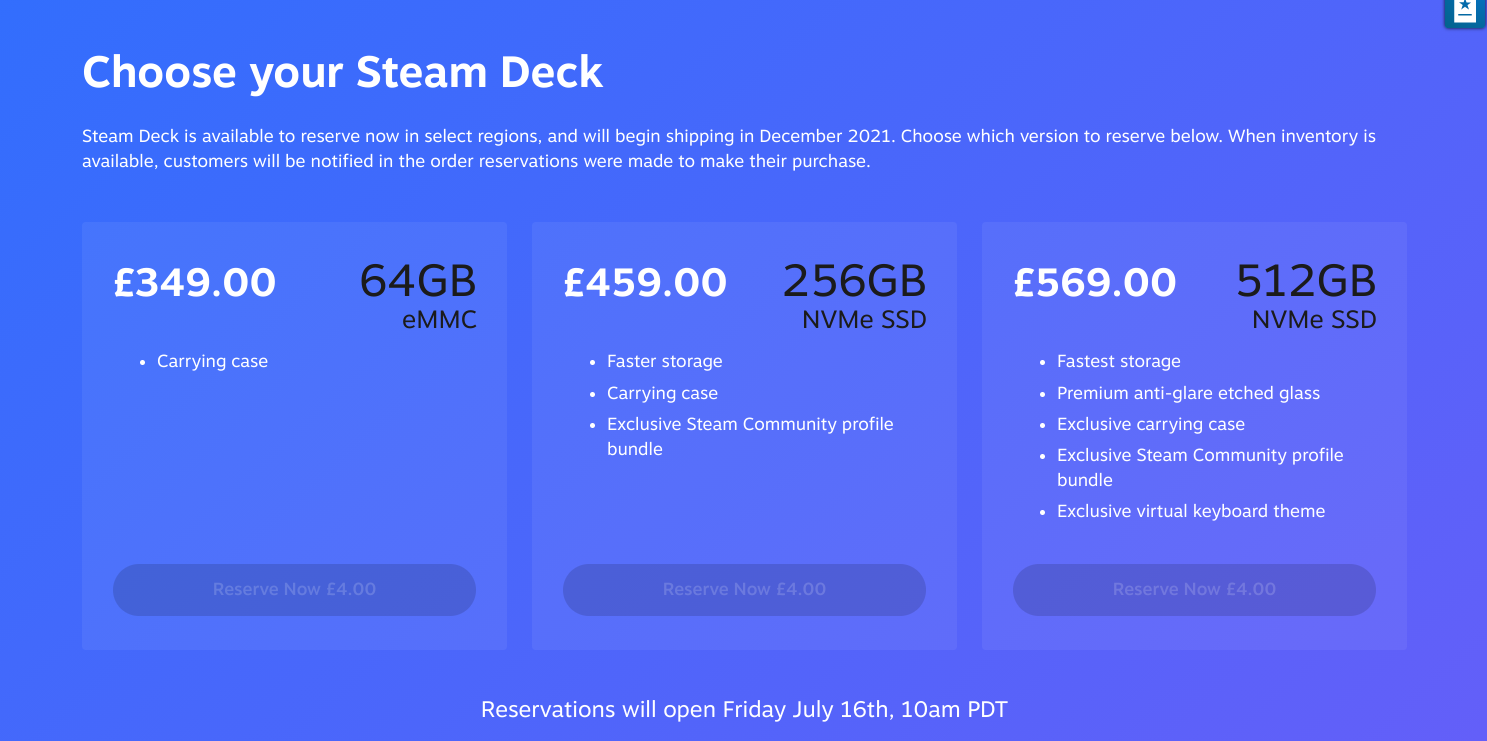 SteamDeckPreOrder