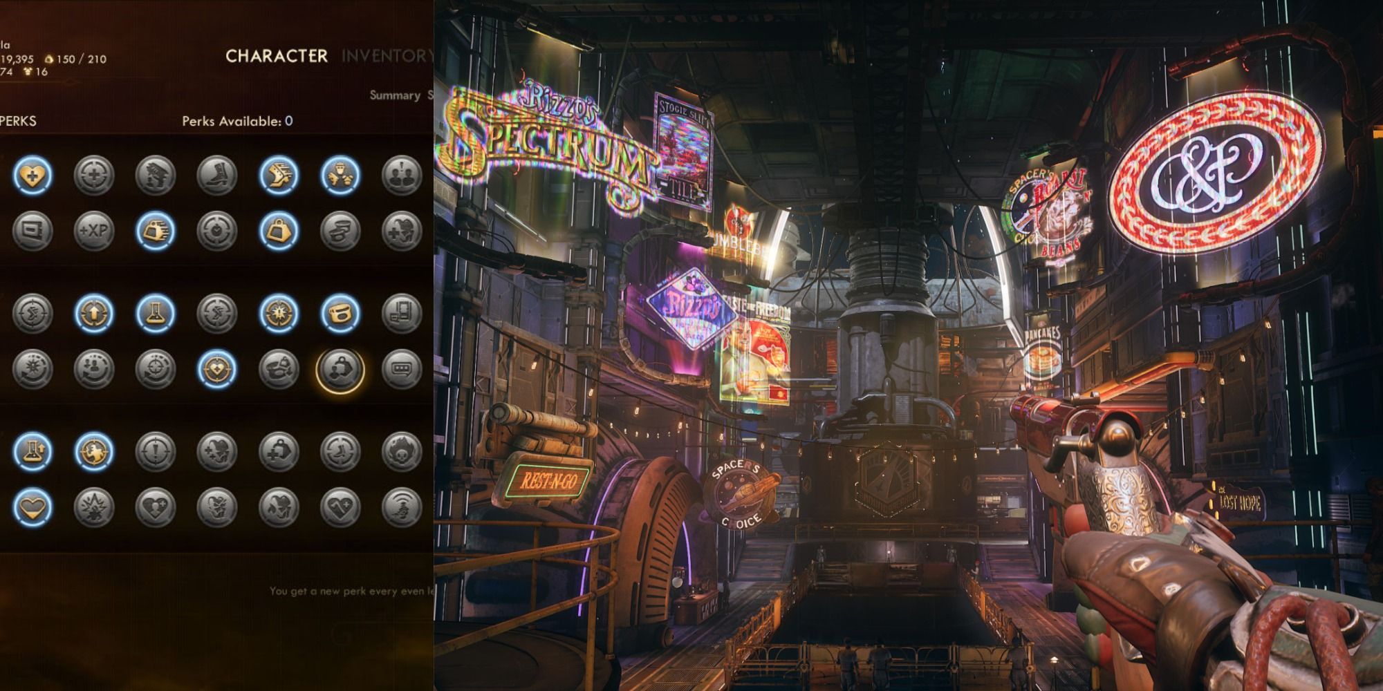 The Outer Worlds Perk Pack of Pack Mules and on the halcyon ship