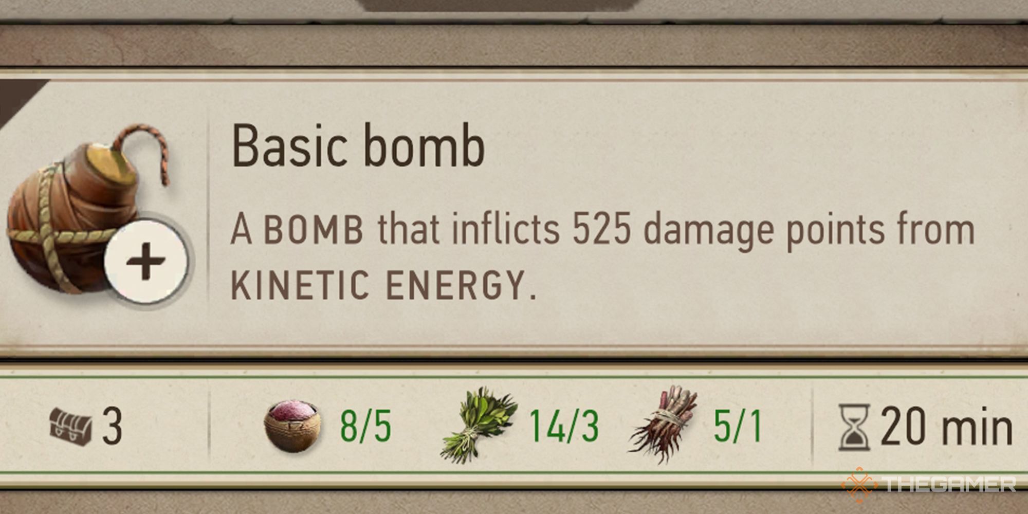 The Witcher Monster Slayer Basic Bomb