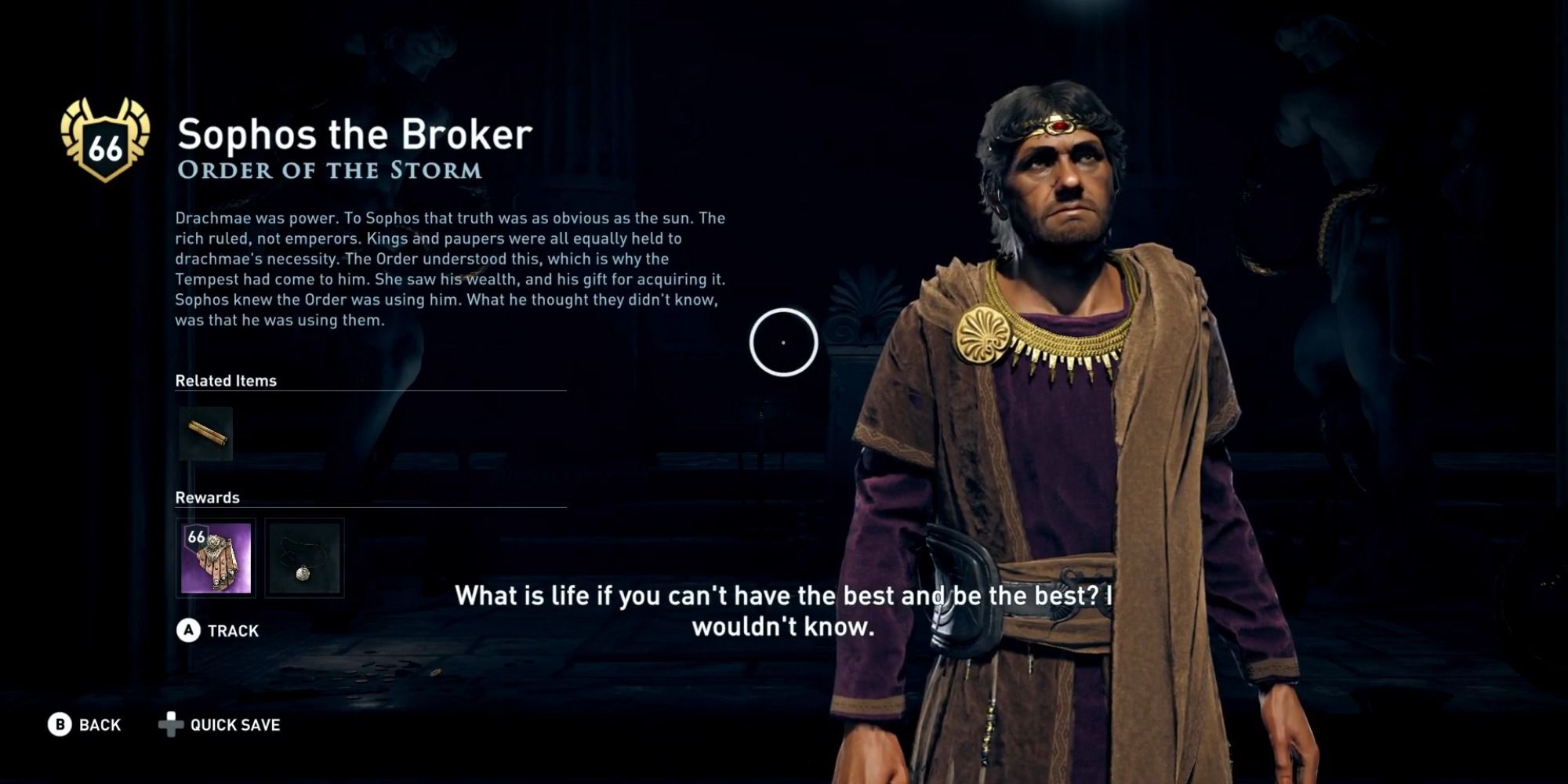 assassin's Creed odyssey sophos the broker