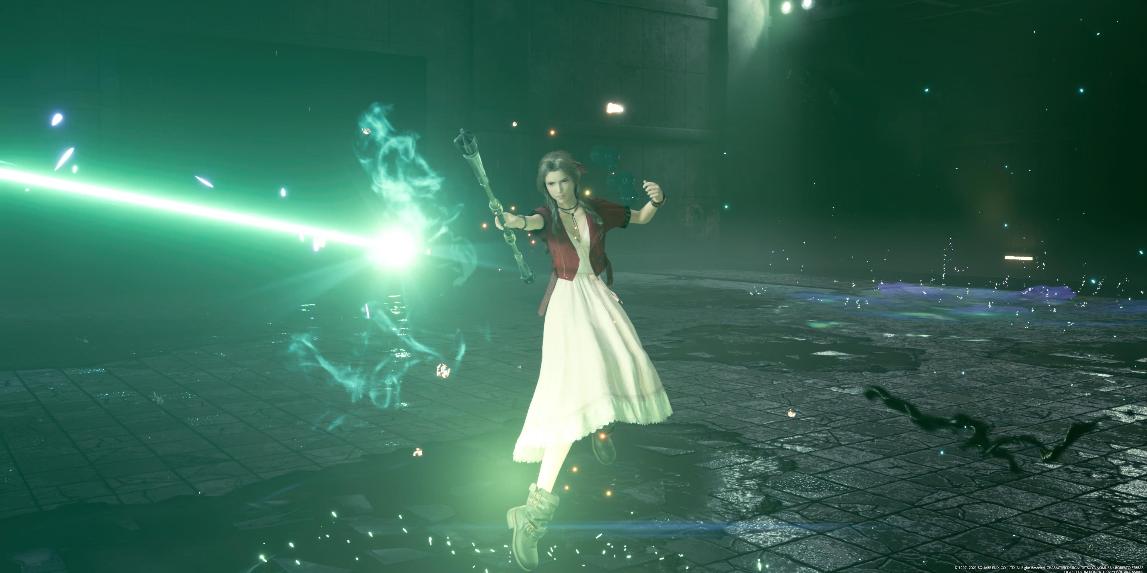 aerith using ray of judgement