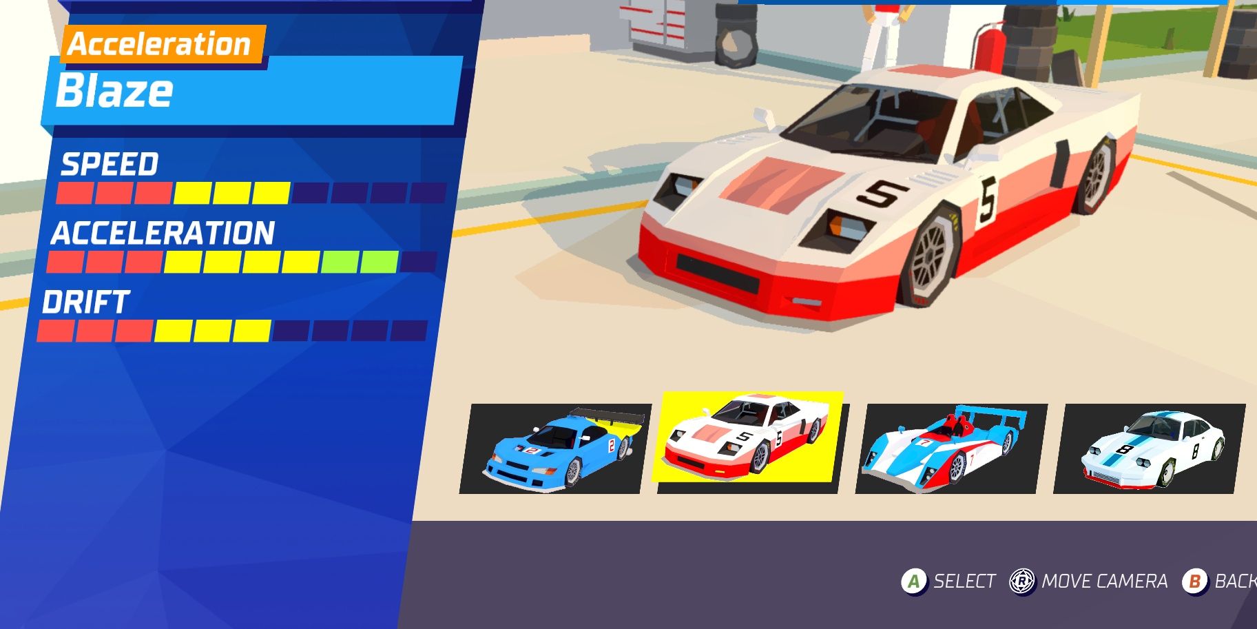 blaze - hotshot racing car Cropped