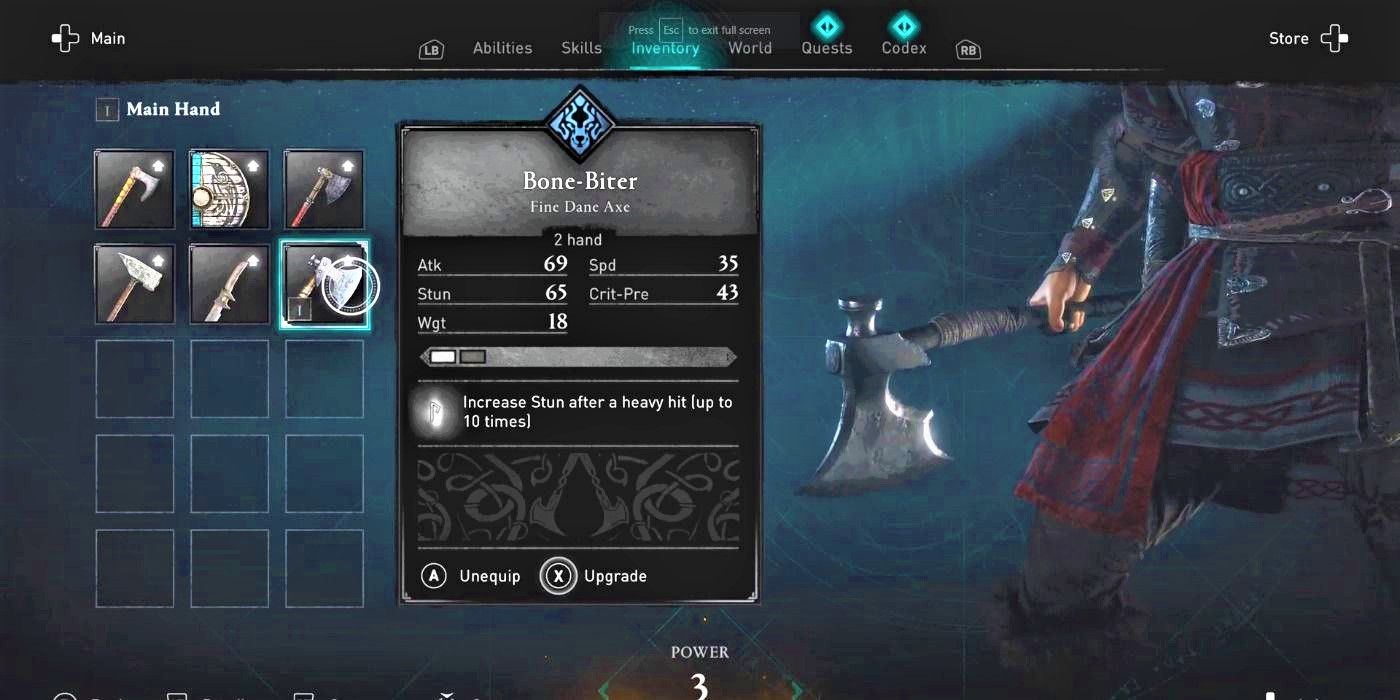 bone biter in Assassin's Creed Valhalla
