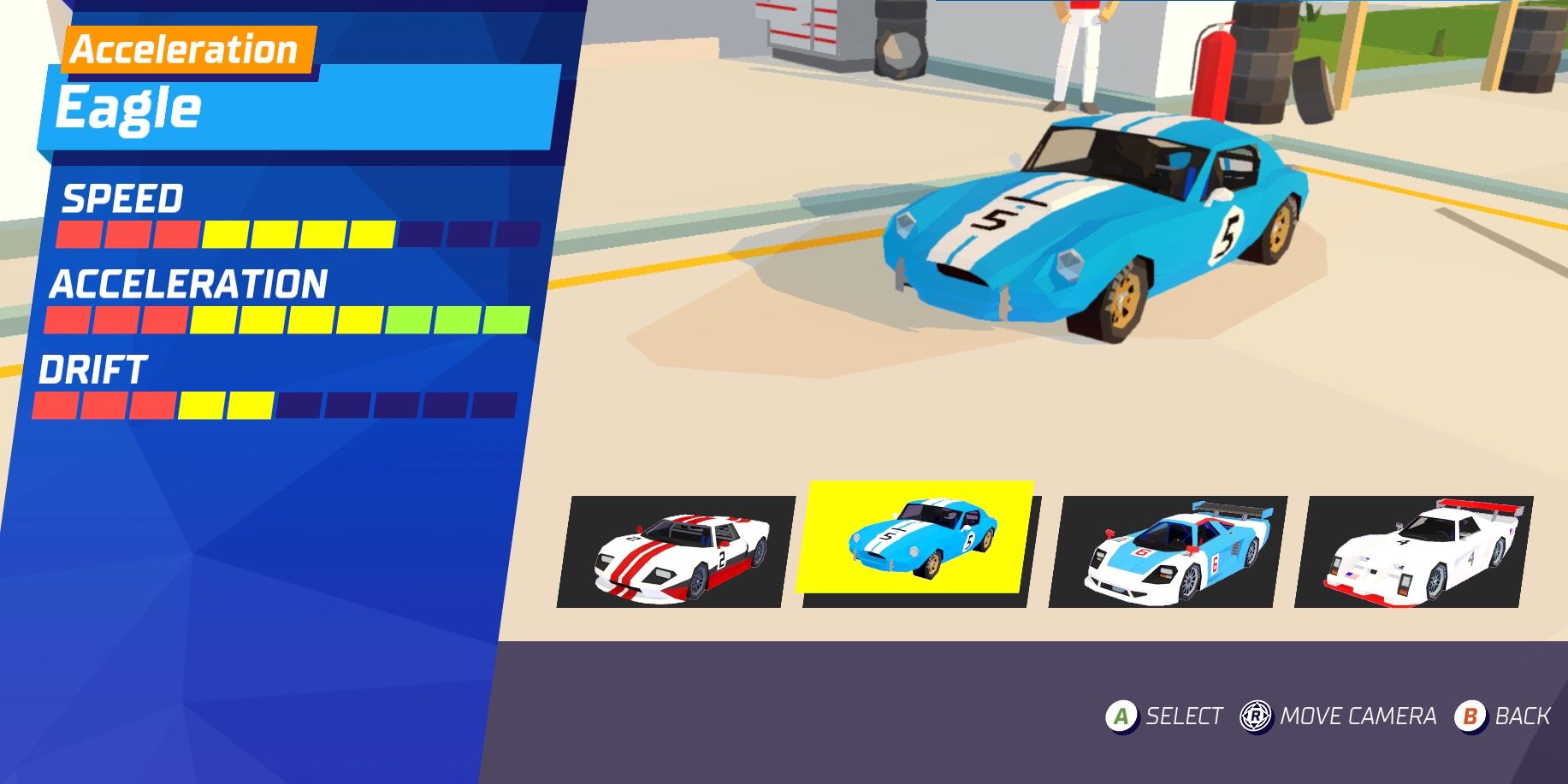 eagle - hotshot racing car 