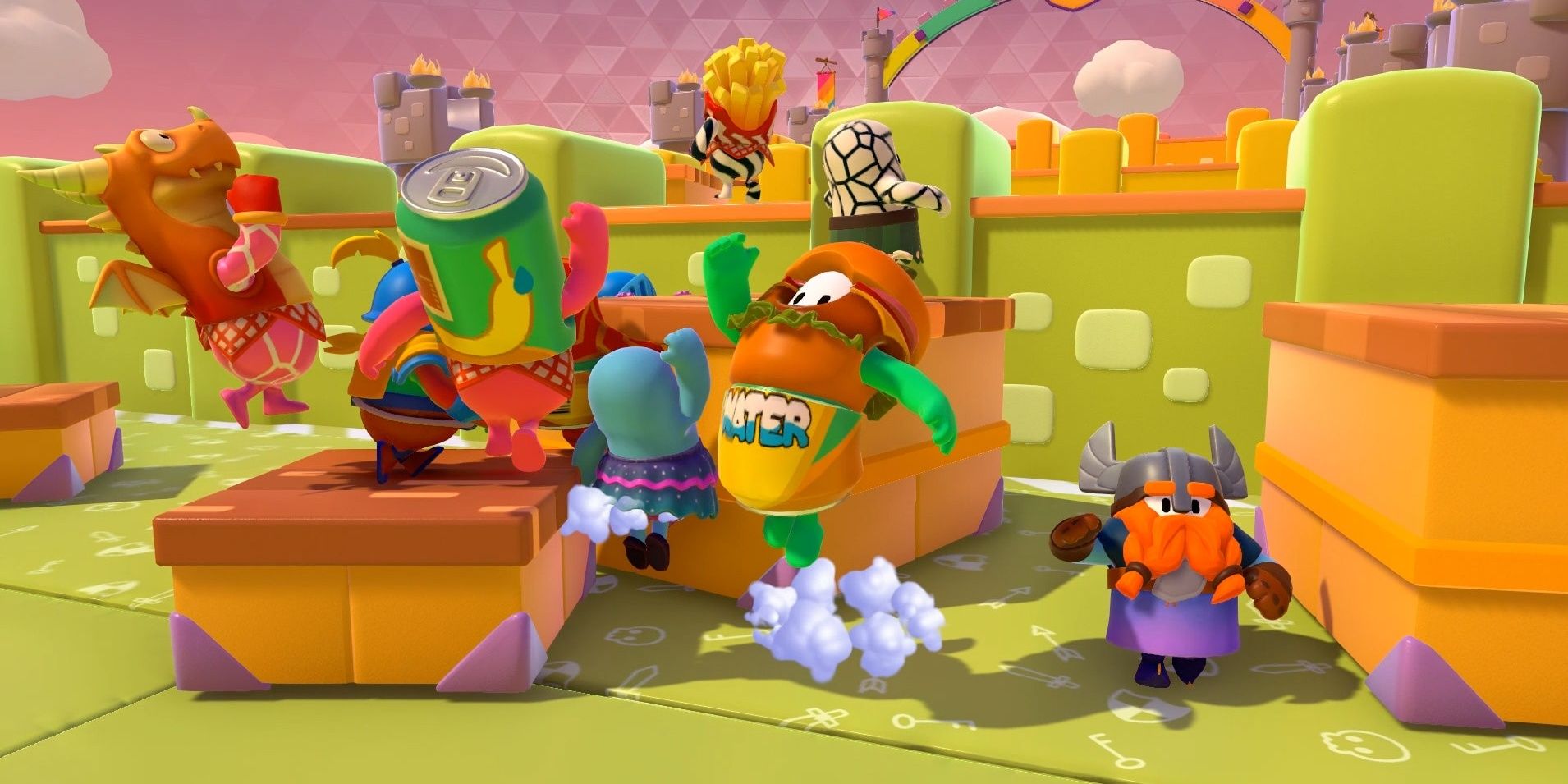 A screenshot showing a match in Fall Guys: Ultimate Knockout