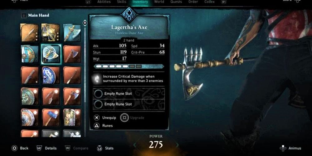 lagertha's axe in Assassin's Creed Valhalla