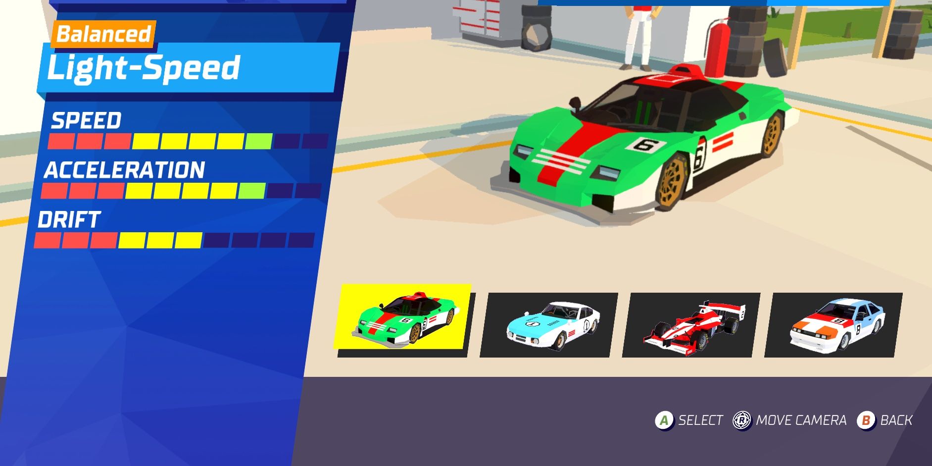 light speed - hotshot racing car Cropped