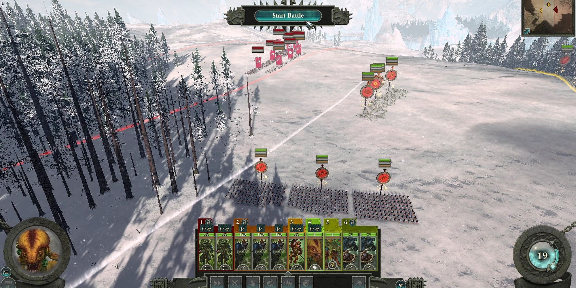 Total War: Warhammer 2 Oxyotl And Skink Regiments In Vanguard Deployment