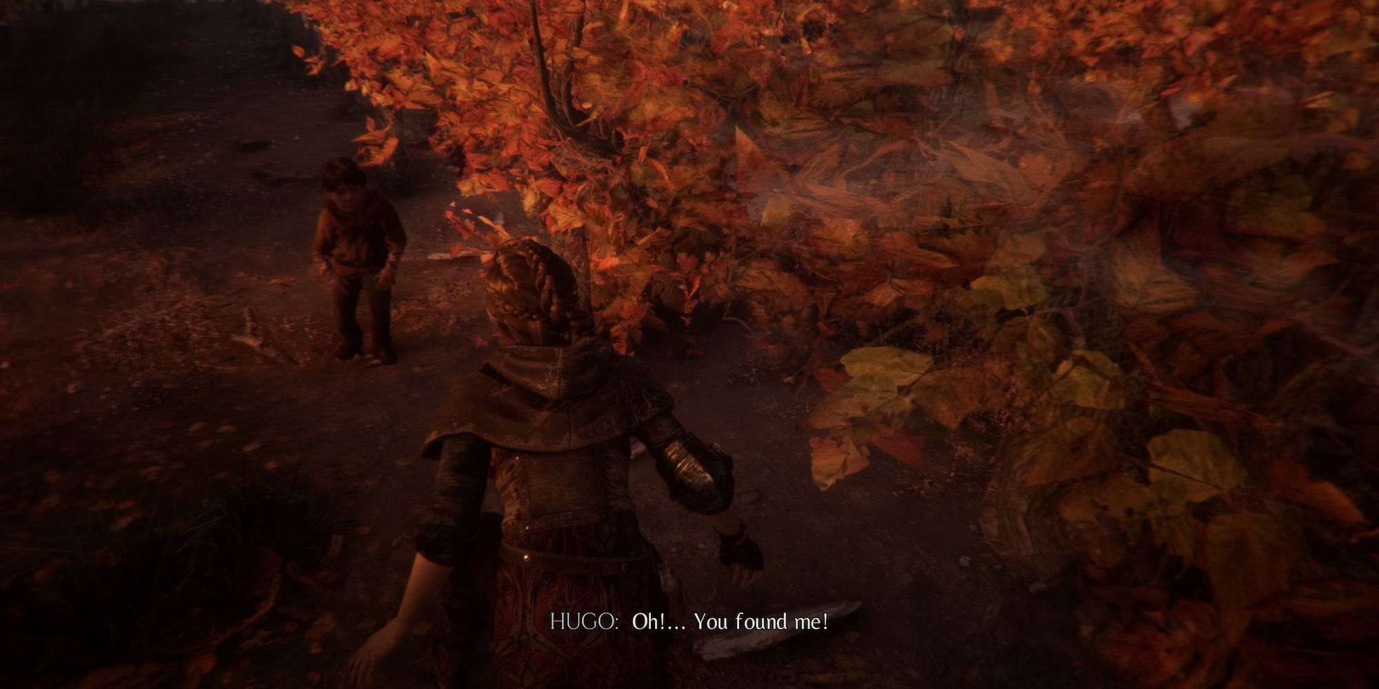 plague tale amicia scaring hugo