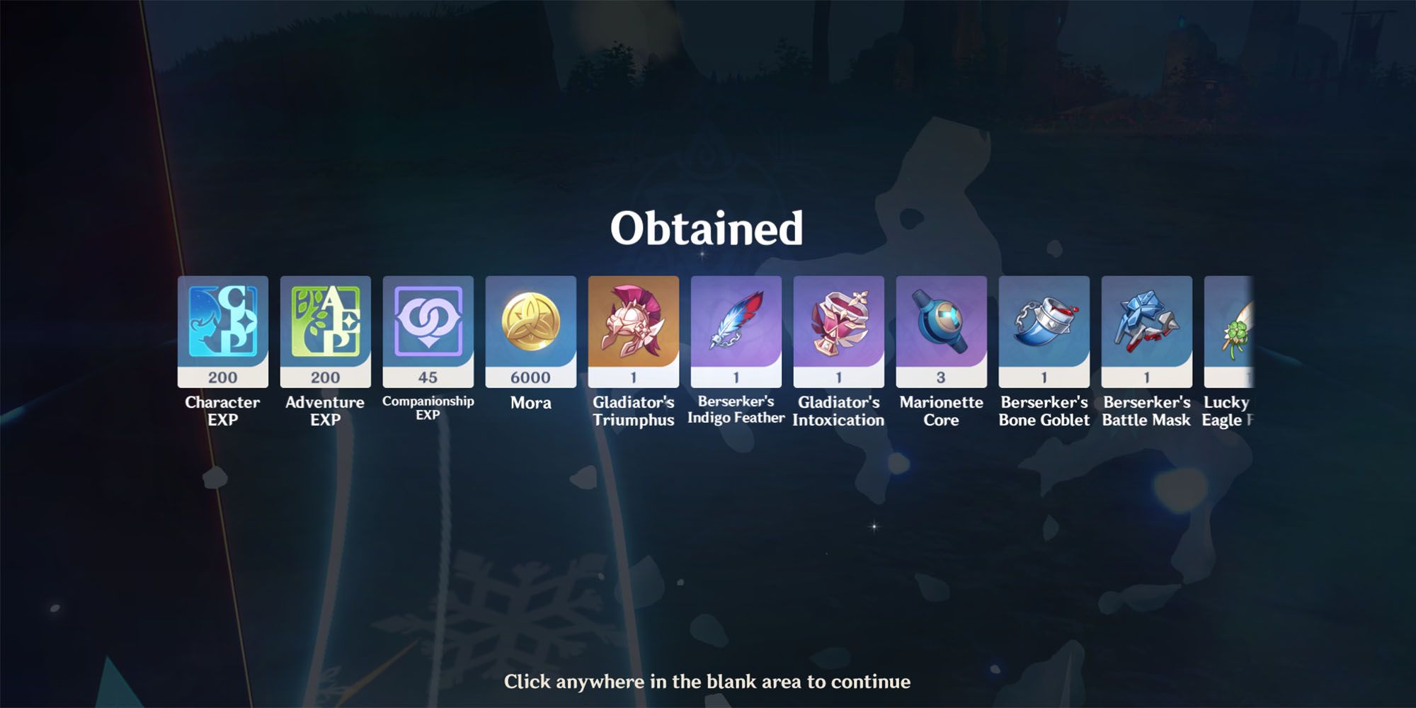 rewards for defeating maguu kenki including marionette core
