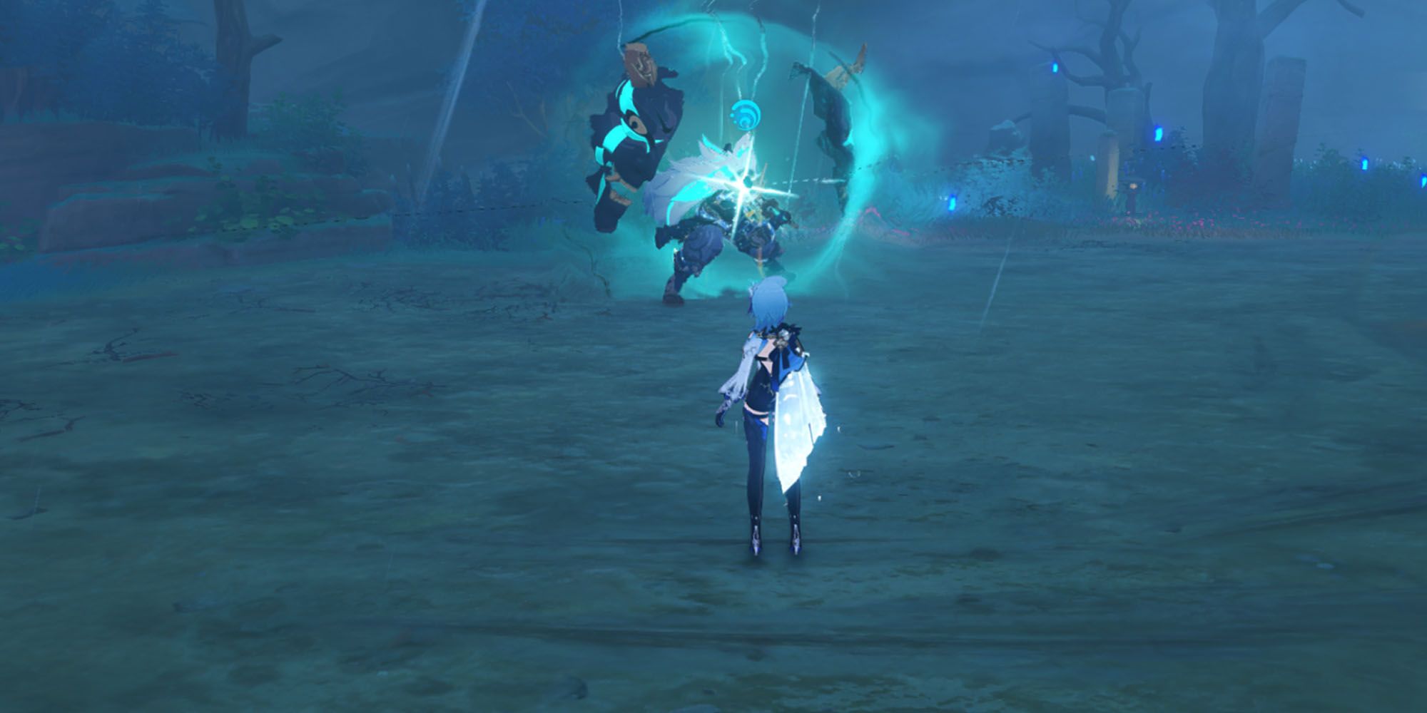 Maguu Kenki charging at Eula