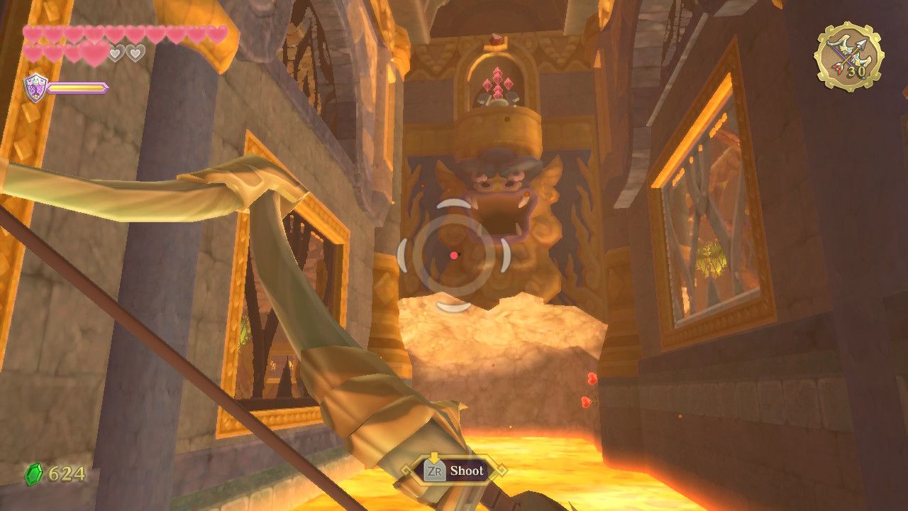 skyward sword hd zelda sky keep dungeon walkthrough (46)
