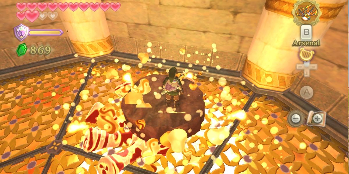 skyward sword magnamos lava hands