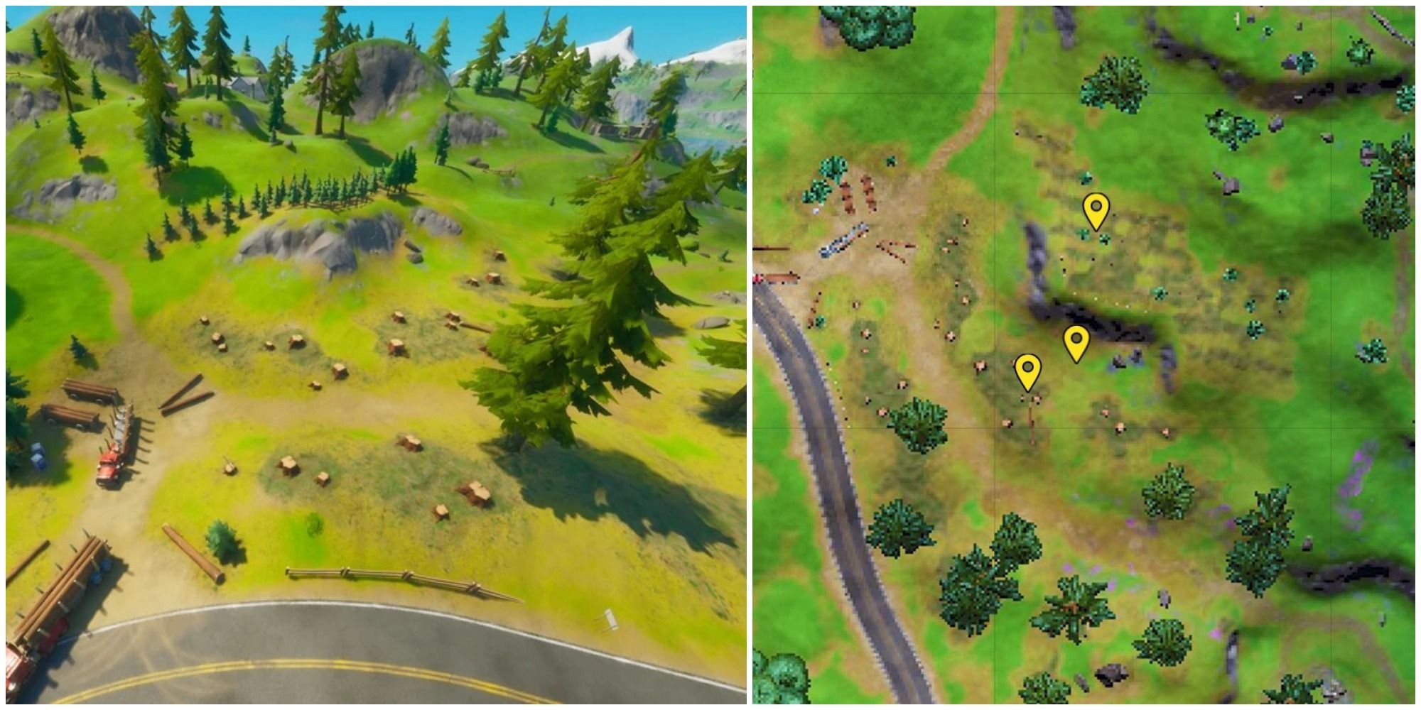 stumpy ridge all sapling locations fortnite
