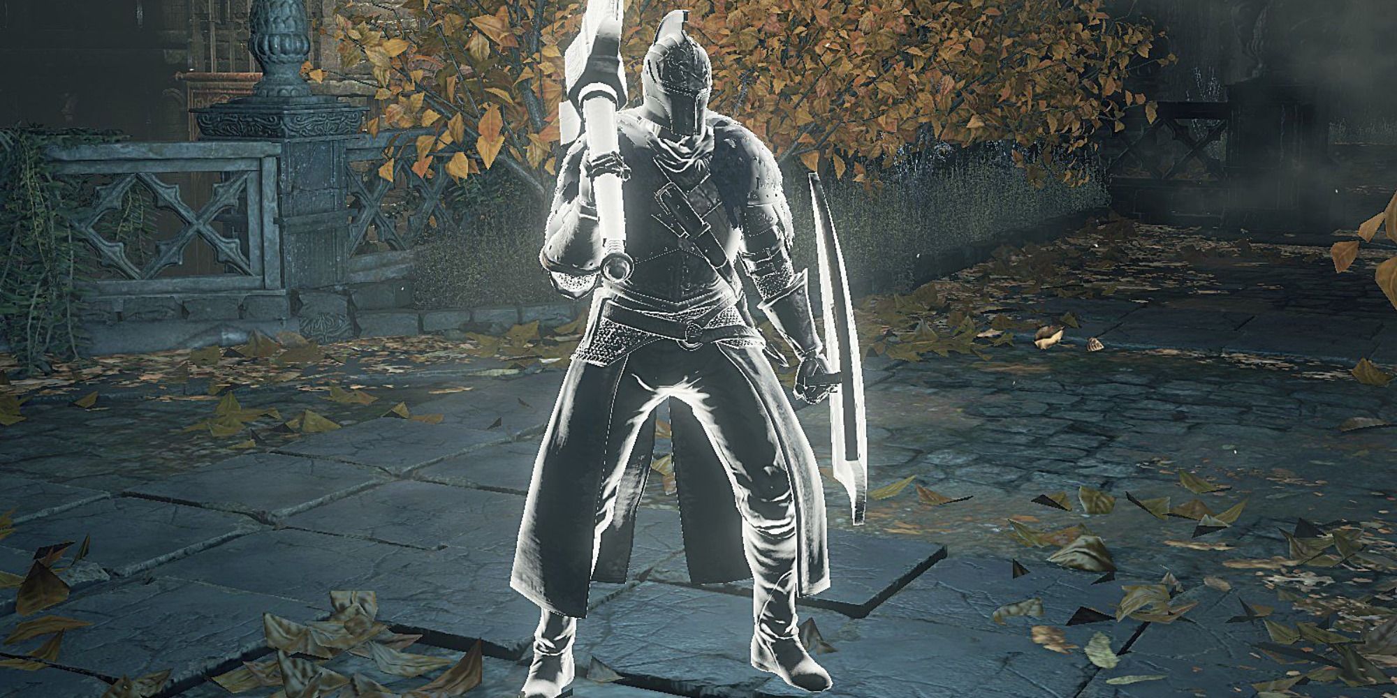 player character summoned as a white phantom in Dark Souls 3