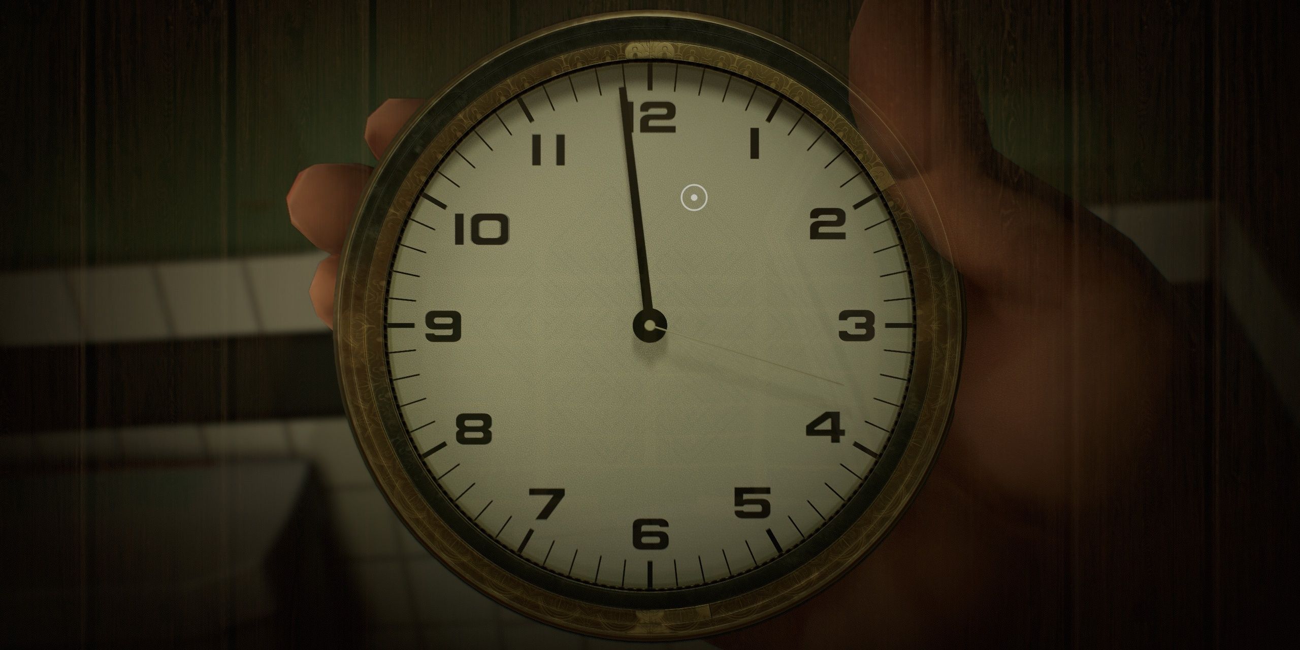 Staring at the pocket watch in Twelve Minutes