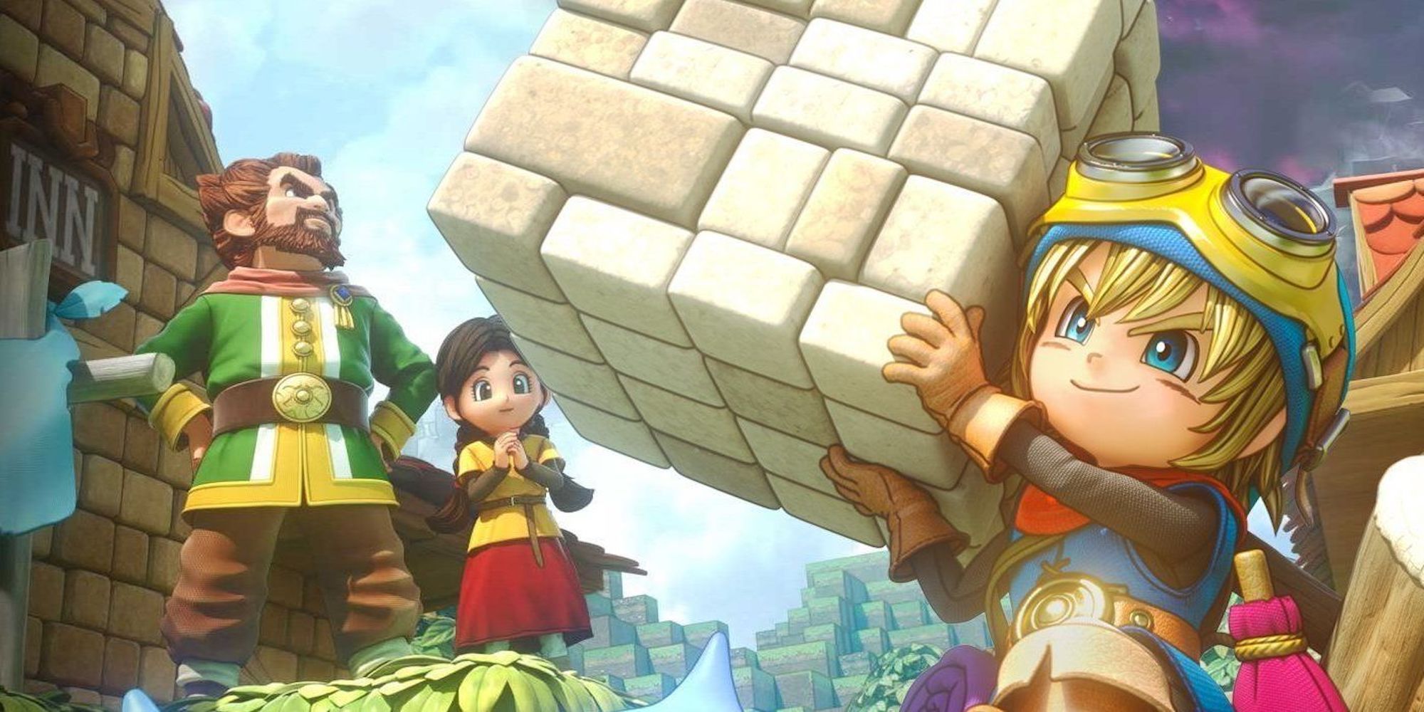 Promo art featuring characters From Dragon Quest Builders