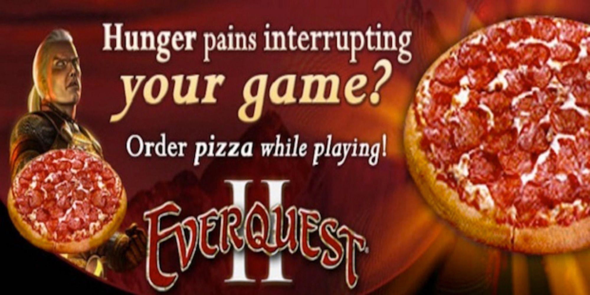 Everquest II Pizza ad