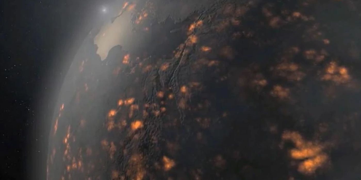 The Earth in flames