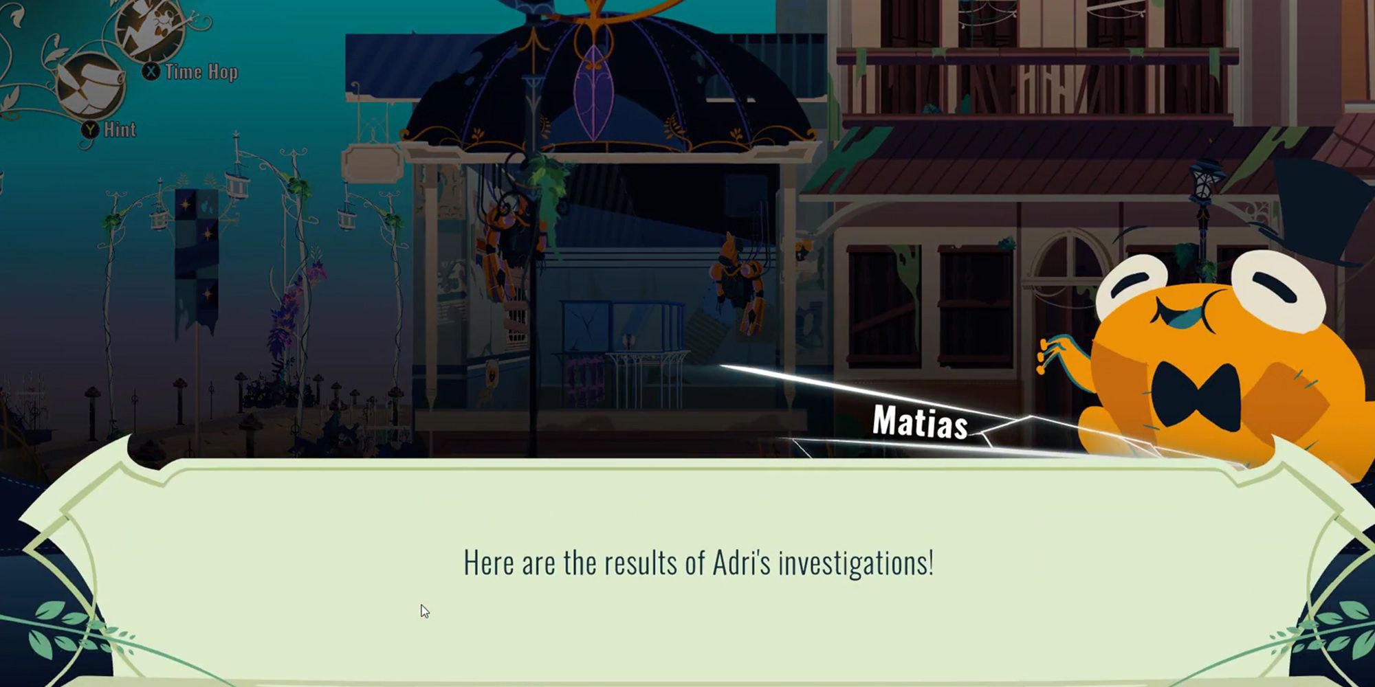 CrisTales - Matias Grabbing Adri's Successful Invention From The Future In The In Need Of Repairs Side Quest