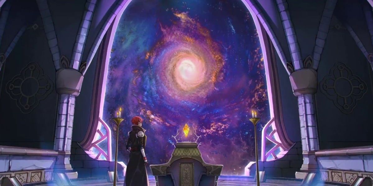 Irving stares into space in Dark Deity