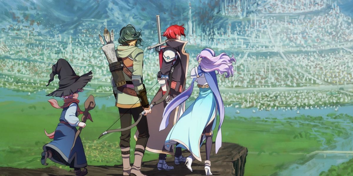Dark Deity characters stare out into the distance