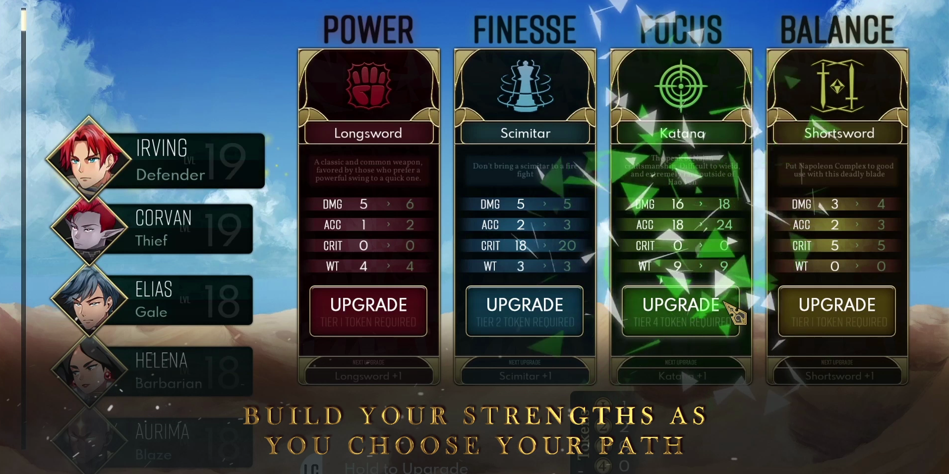 Dark Deity Build Your Weapon 