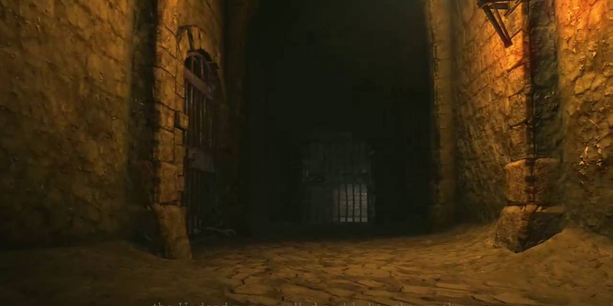 Dark Souls Undead Asylum first scene in game engine