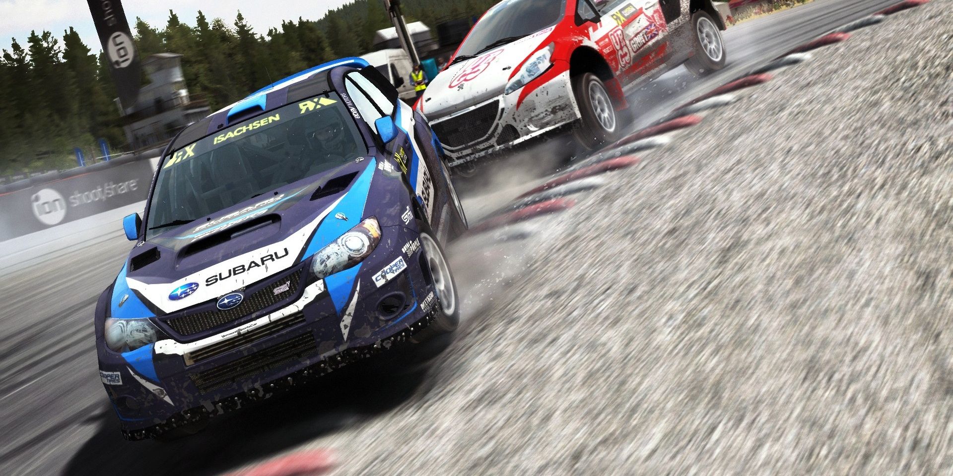 Subaru WRX STI in Dirt Rally