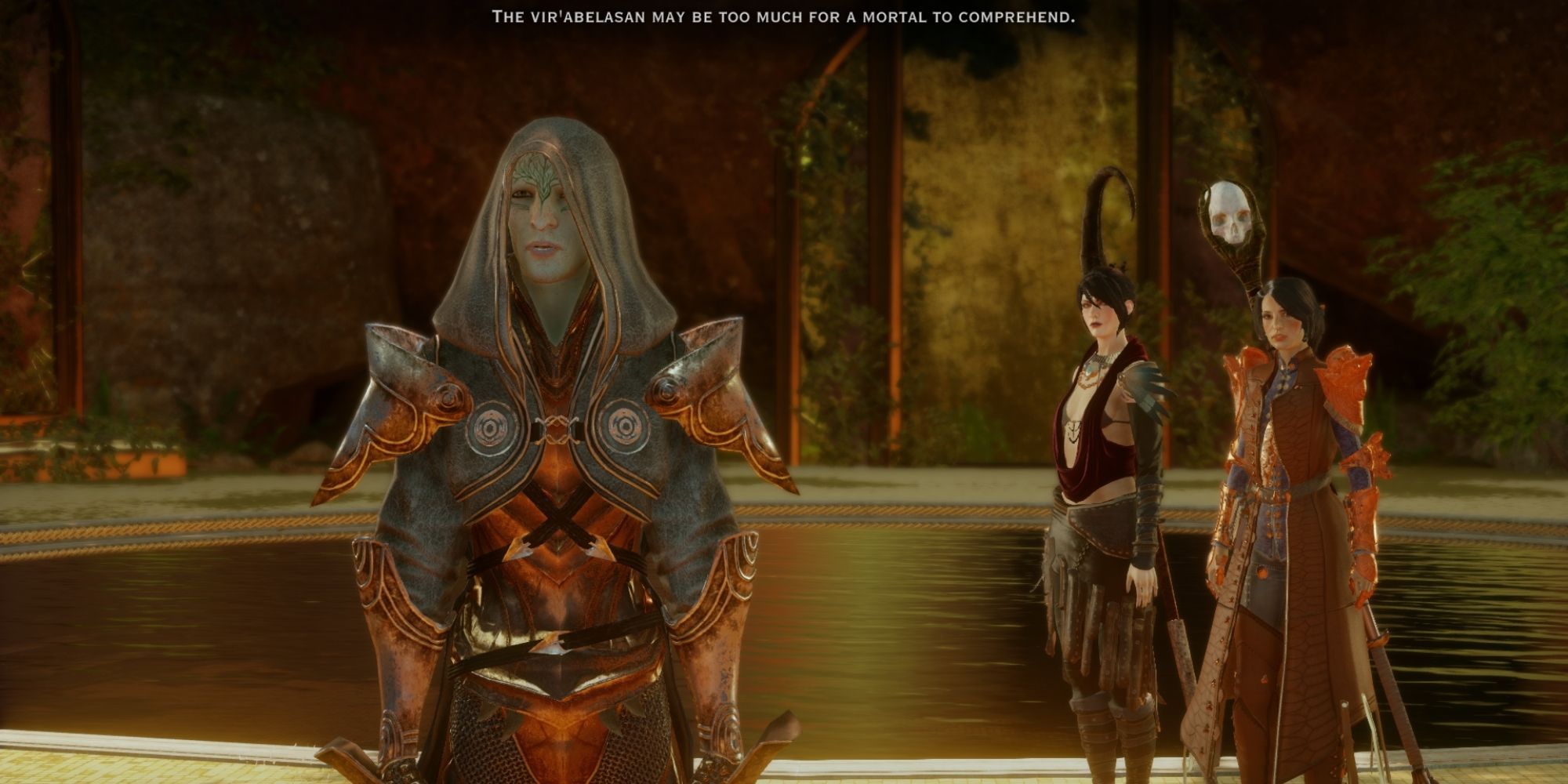 Dragon Age Inquisition - Abelas at the Well of Sorrows with Morrigan and Lavellan