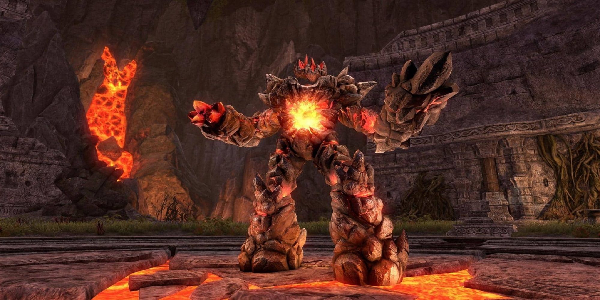 The Earthgore Amalgam Boss from Elder Scrolls Online