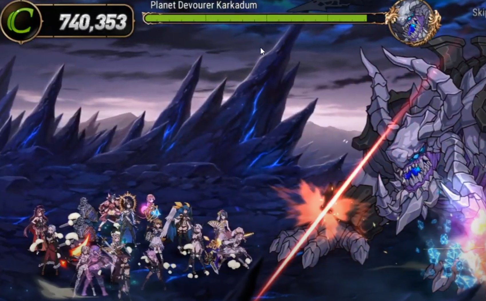Epic Seven World Boss Fight