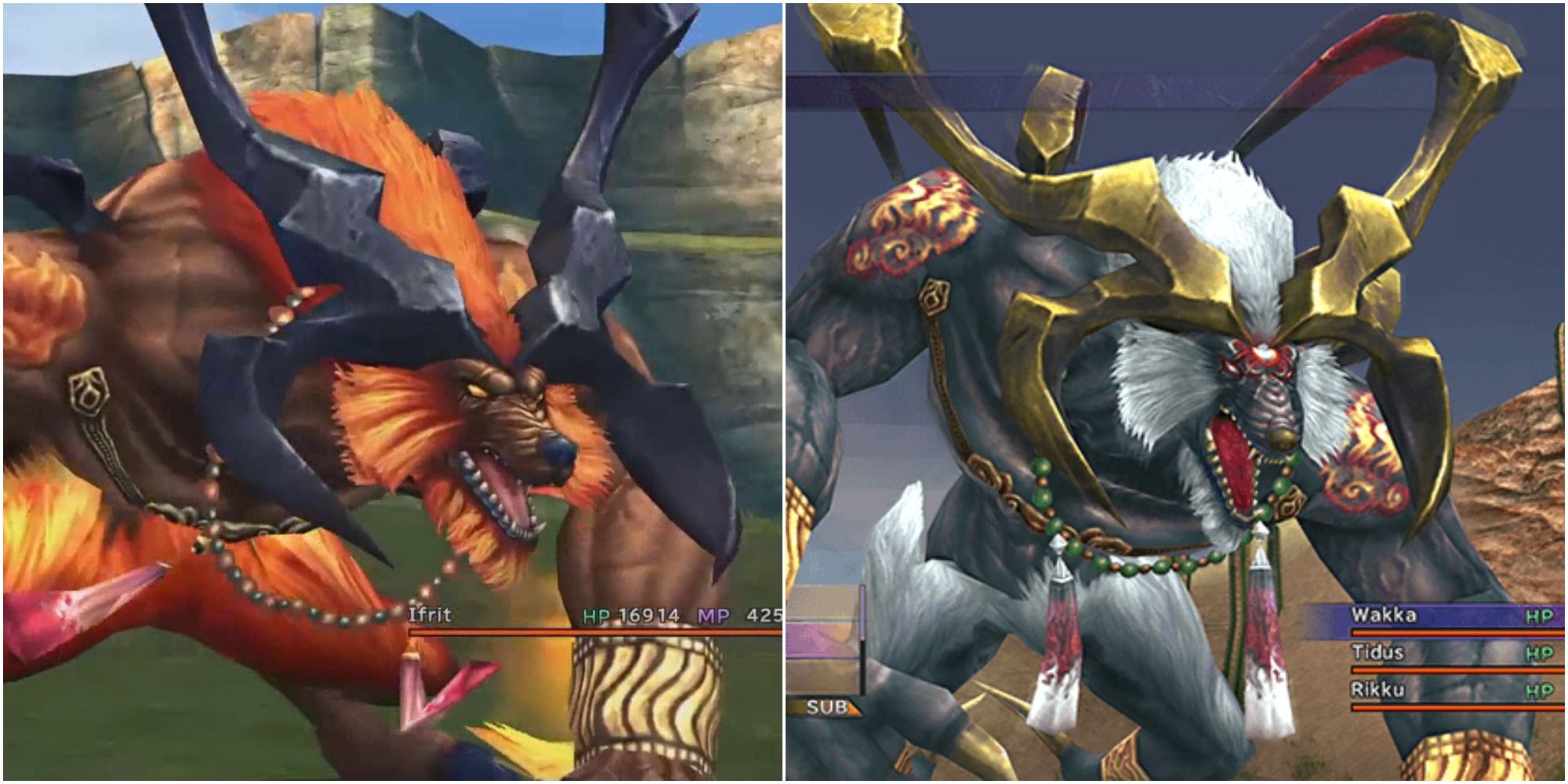 FF10 Dark Aeons locations