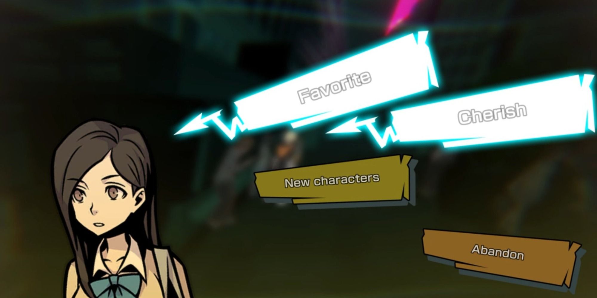 Yuika getting her cognition imprinted by Rindo in Neo: The World Ends With You.