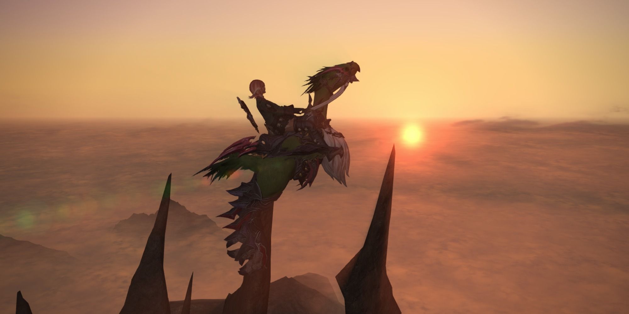 Final Fantasy 14 Chocobo Flying
