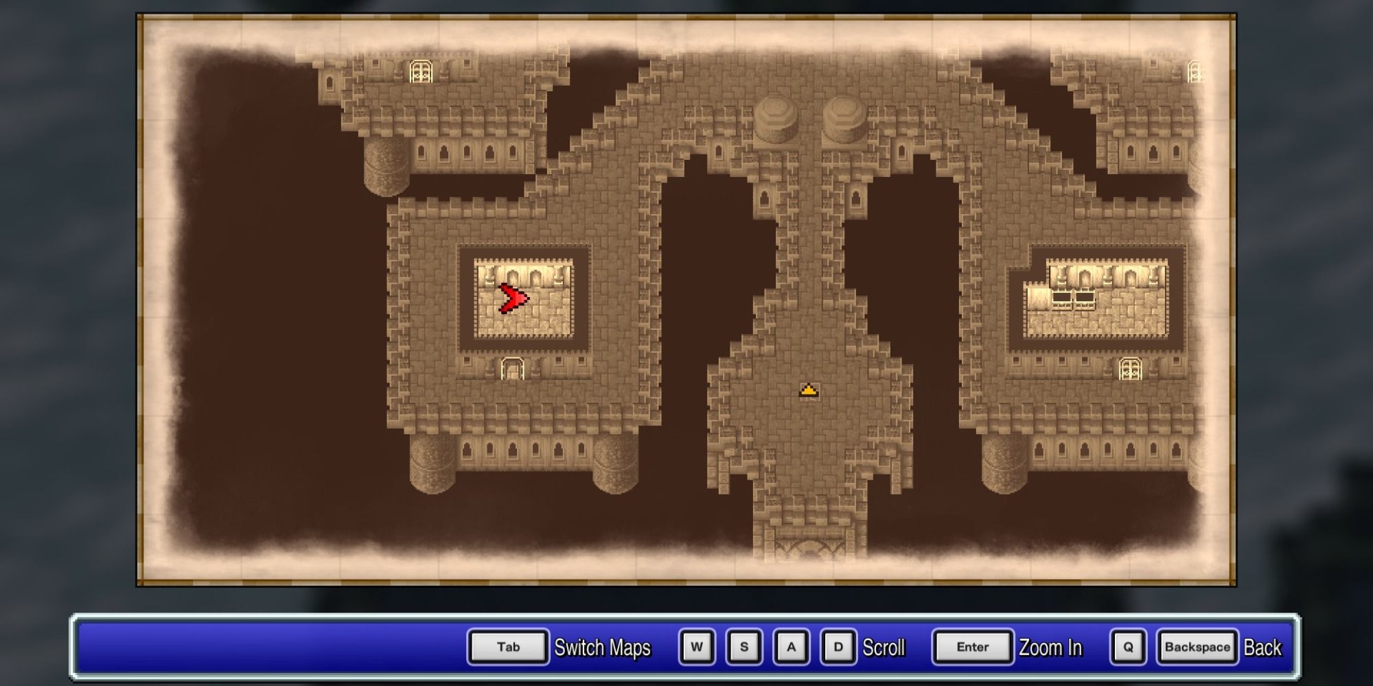 Final Fantasy Pixel Remaster Adamantite Location Mini Map