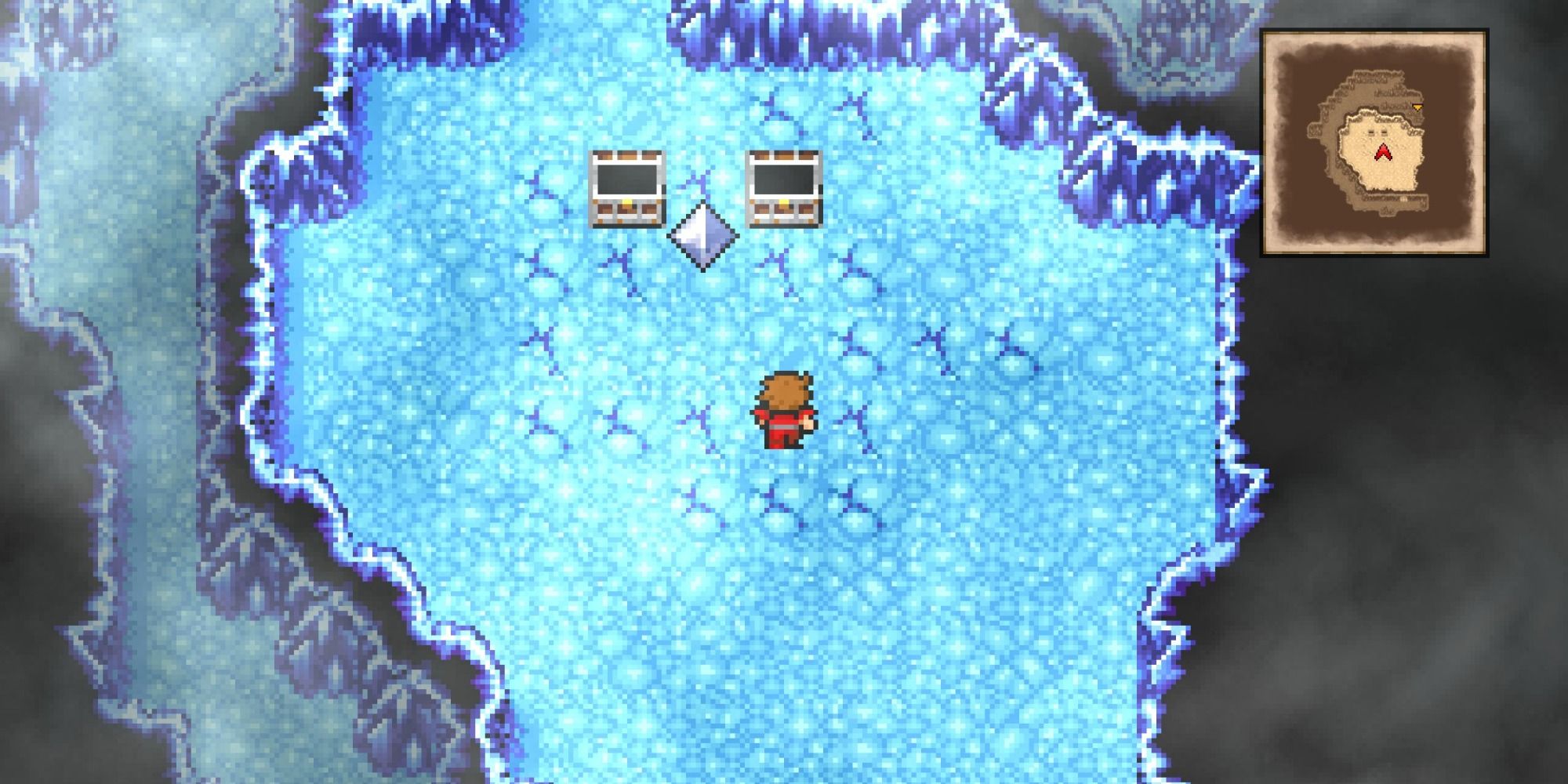 Final Fantasy Pixel Remaster Cavern of Ice