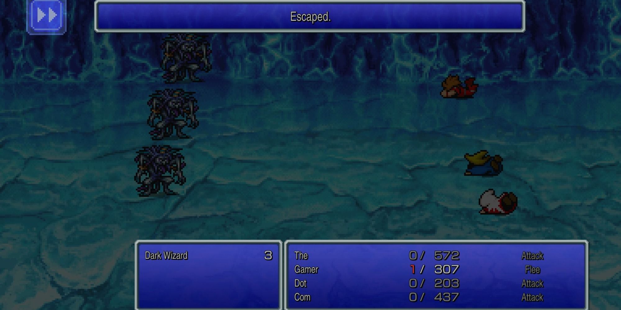 Final Fantasy Pixel Remaster Dark Wizards