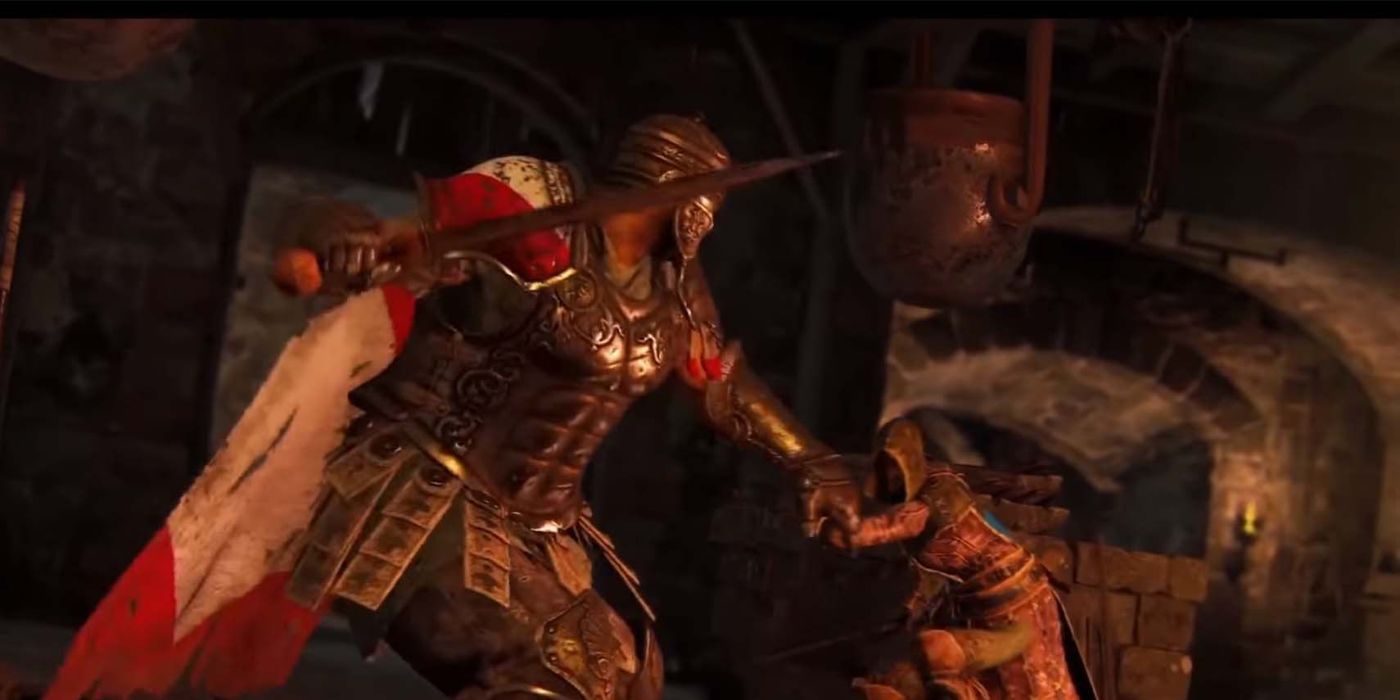 The centurion (left) duels a peacekeeper