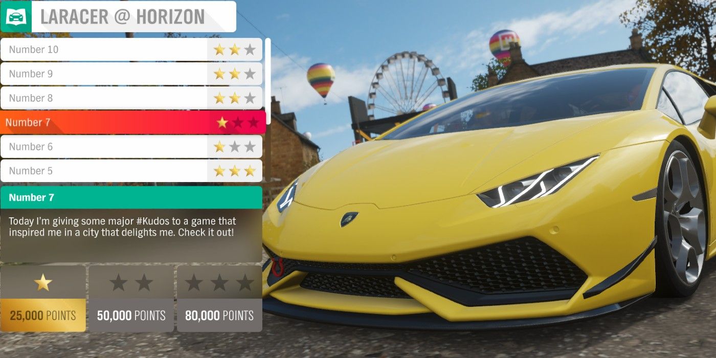 Forza Horizon 4 Story Mission Laracer at Horizon missions yellow supercar
