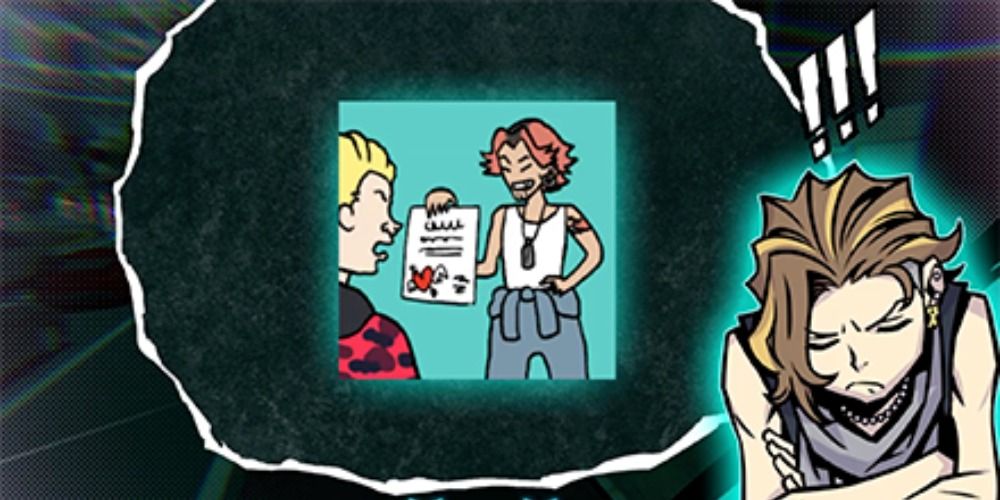 Fret helping rejog Seiji-of-Some-Trades' memory in Neo: The World Ends With You