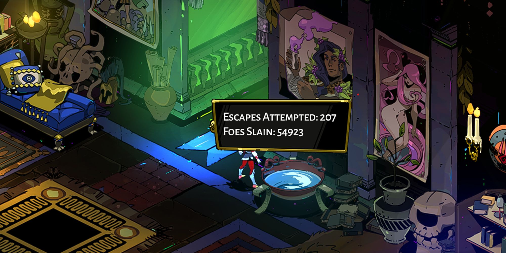 Hades - Using My Own Stat For Escape Attempts And Enemies Killed To Show How Much A Person Can Justifiably Replay This Game