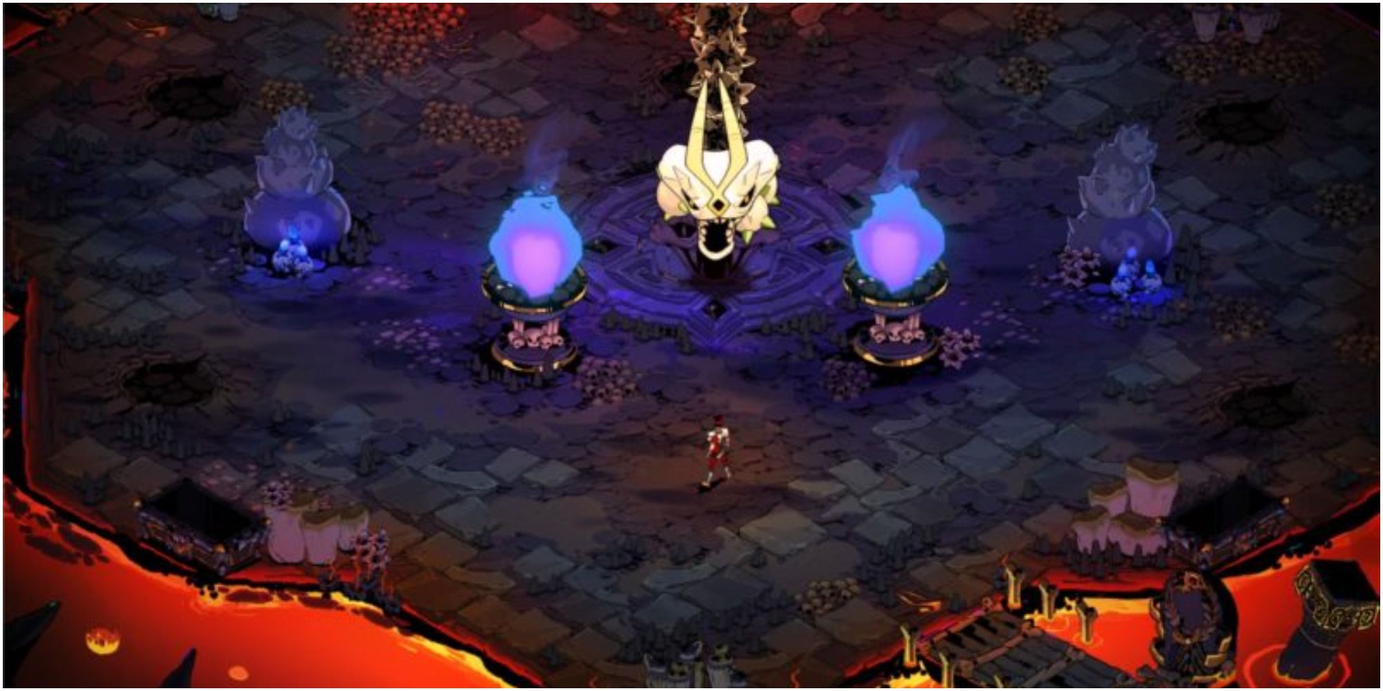 Hades Encountering Lernie At The End Of The Second Stage