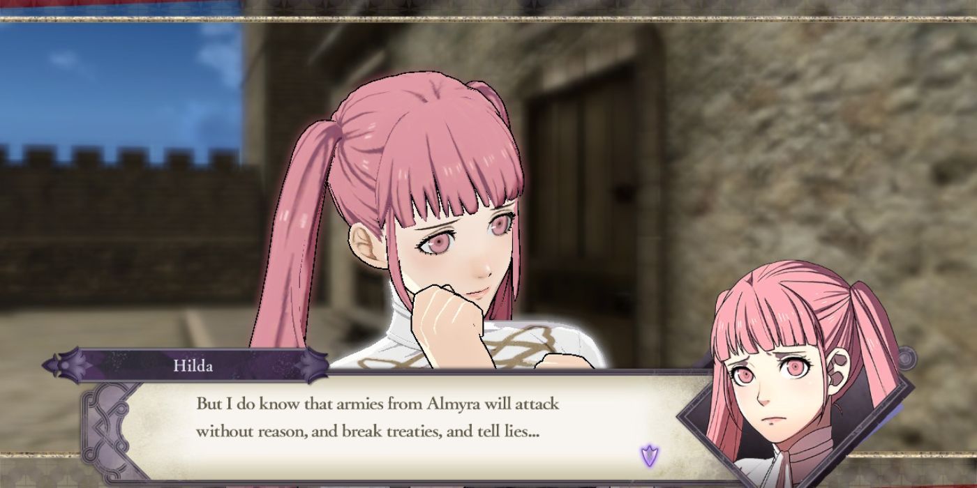 Hilda describing Almyrans, foreigners, in a negative light