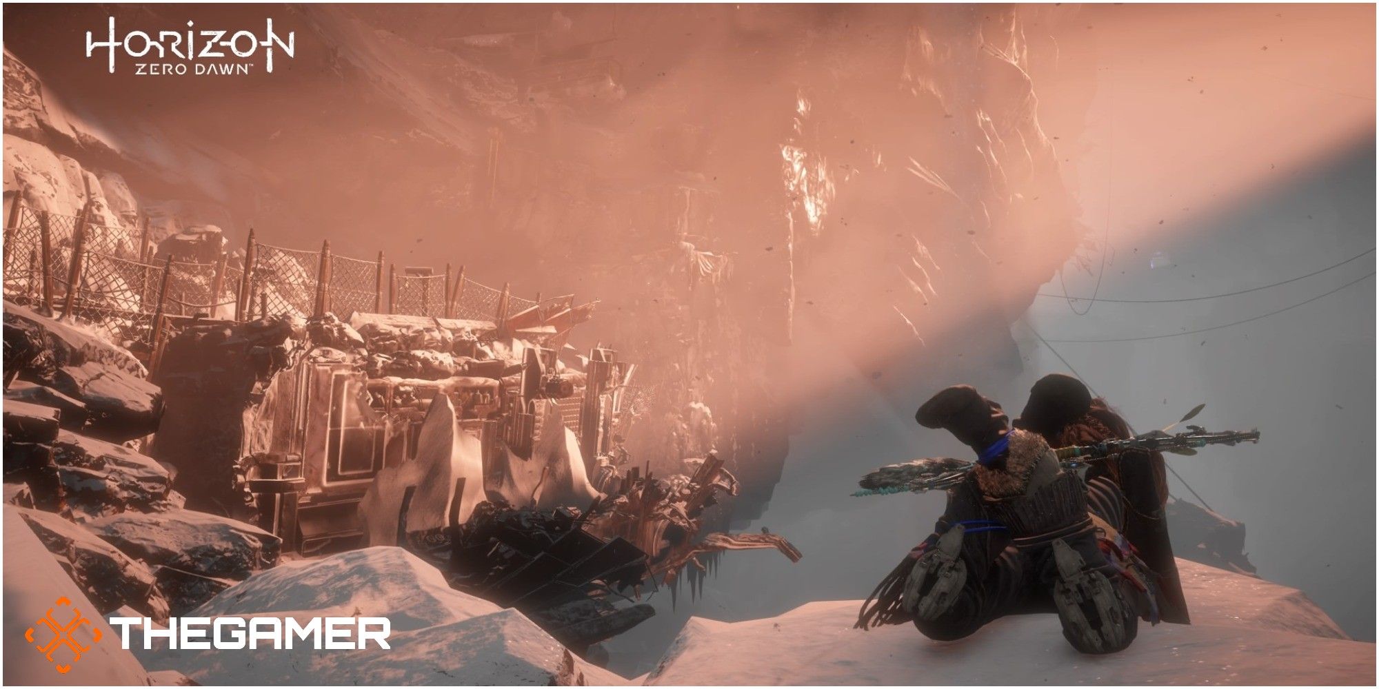 Horizon Zero Dawn Aloy Chilling Out At GAIA Prime