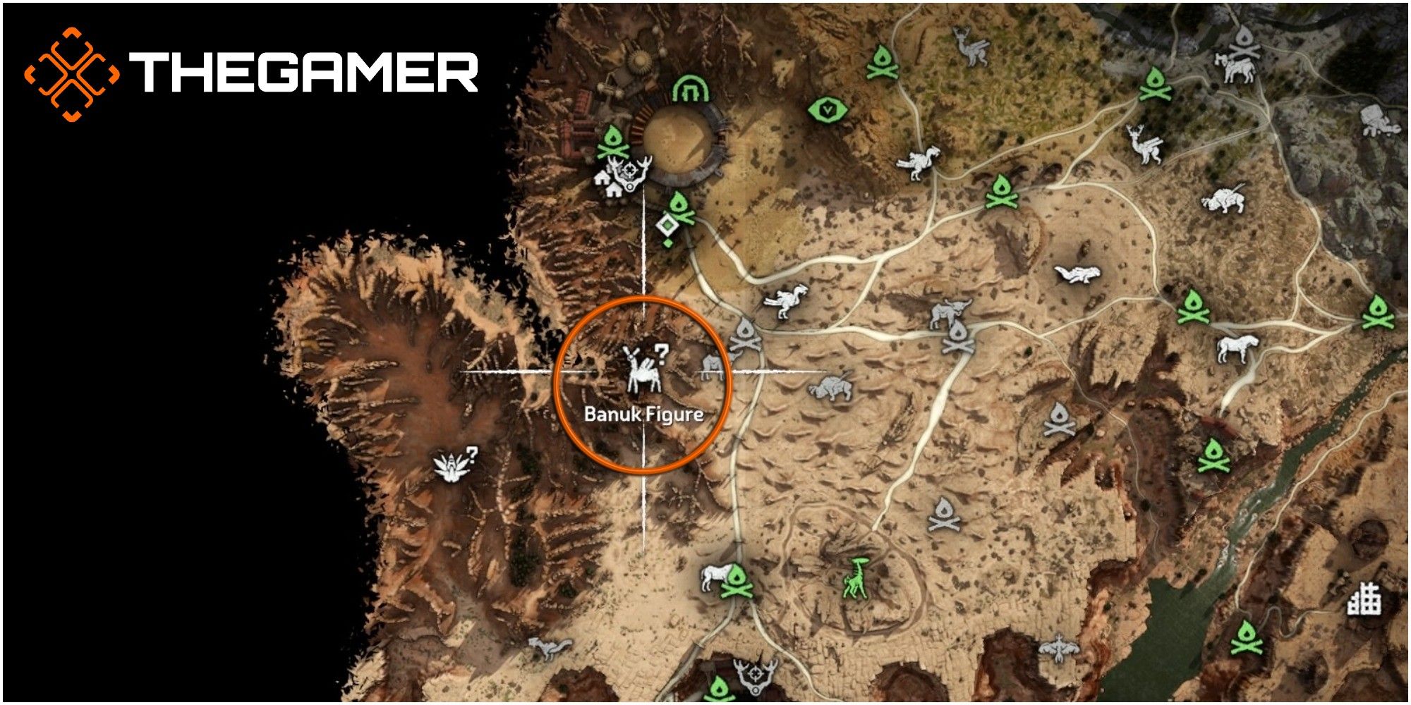 Horizon Zero Dawn Banuk Figure Five Map Location