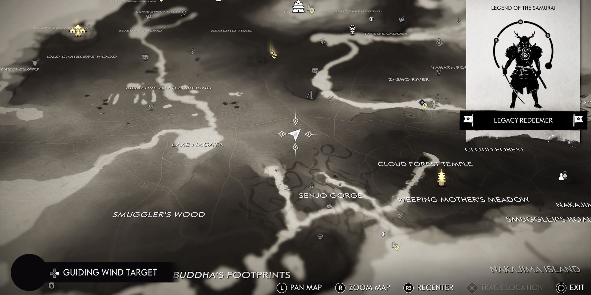Komada spirit location