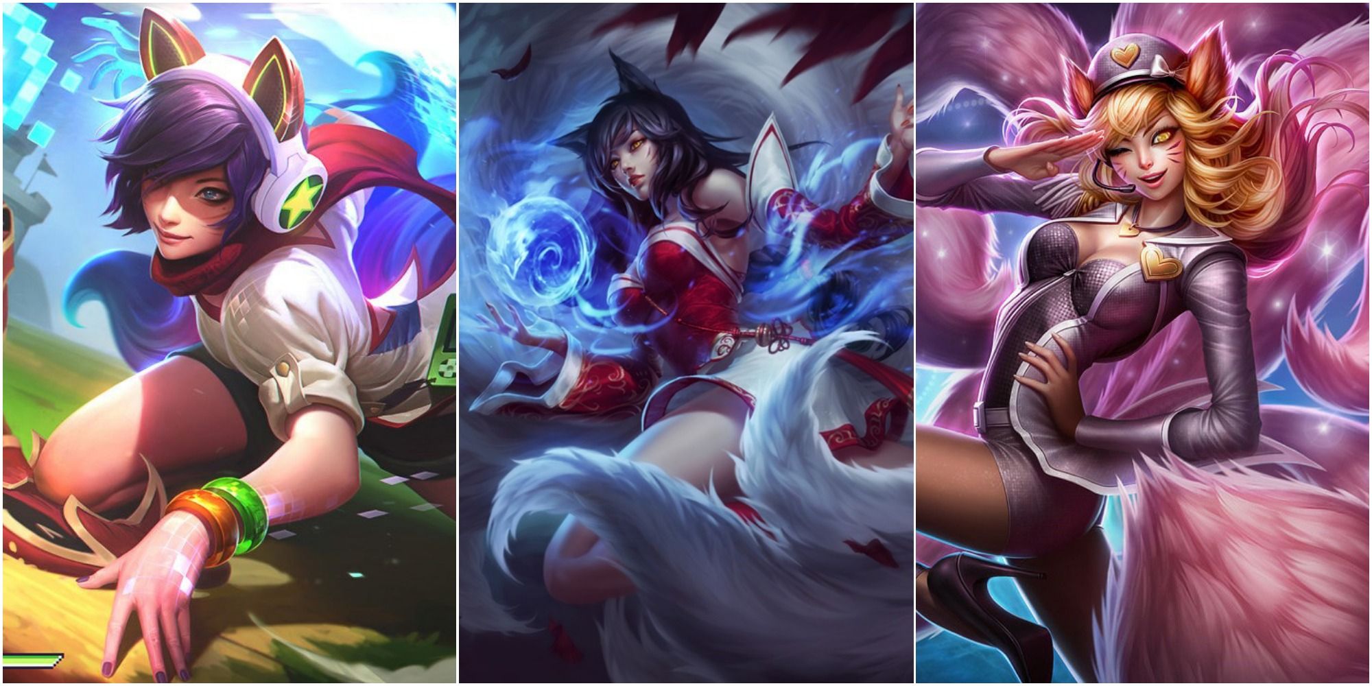 League of Legends Ahri skins