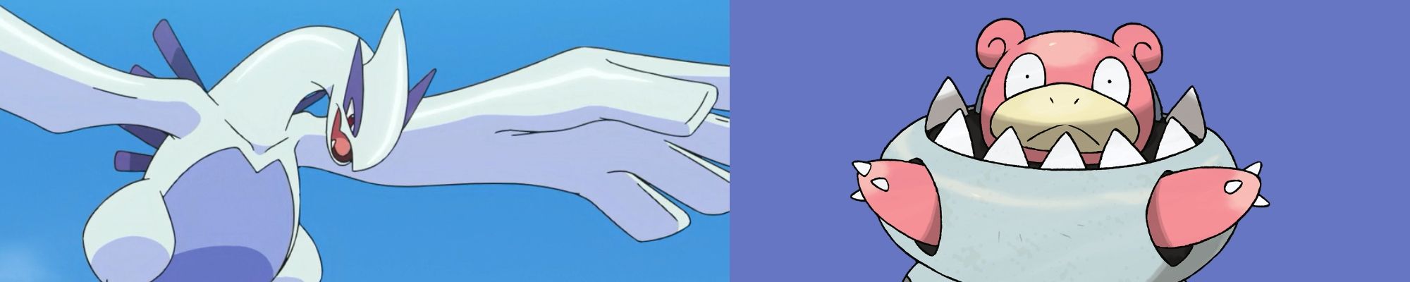 Lugia and Mega Slowbro